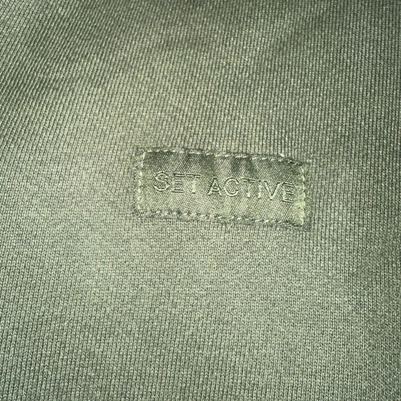 Set Active Olive Green sweat set - Picture 3 of 6